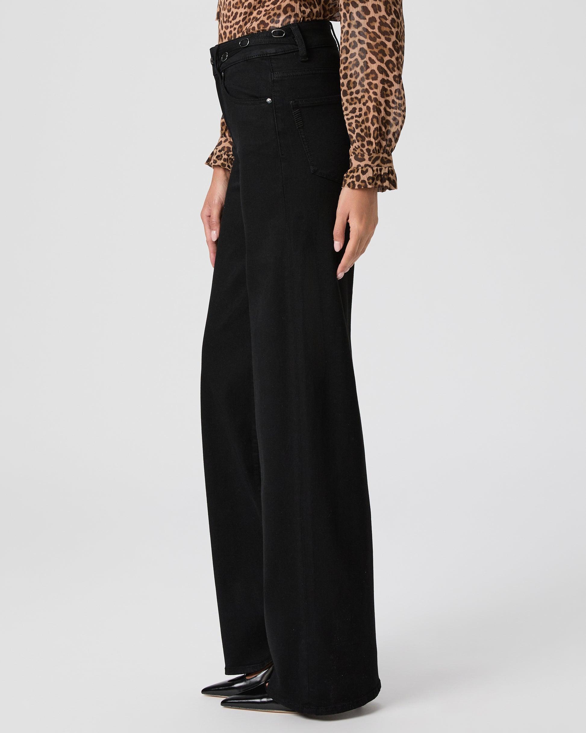 Sasha Wide Leg - Black Shadow 23