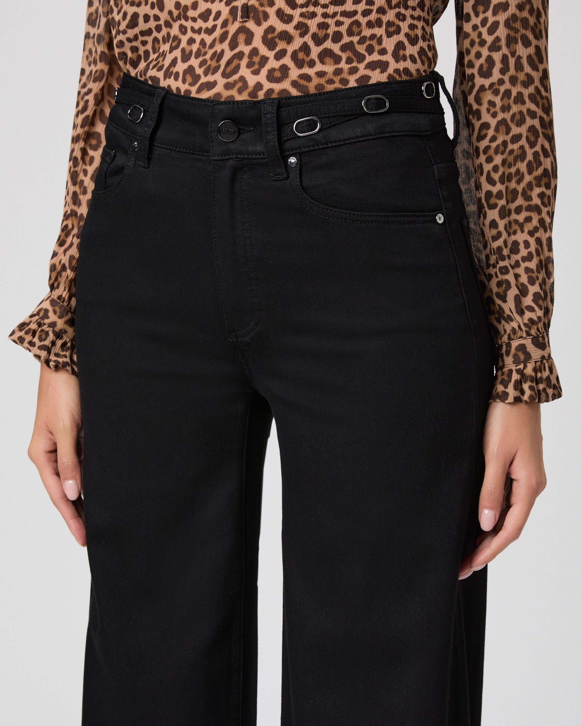 Sasha Wide Leg - Black Shadow 23