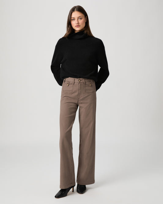 Anessa 31 Inch Wide Leg Jean - Vintage Mushroom Taupe 23