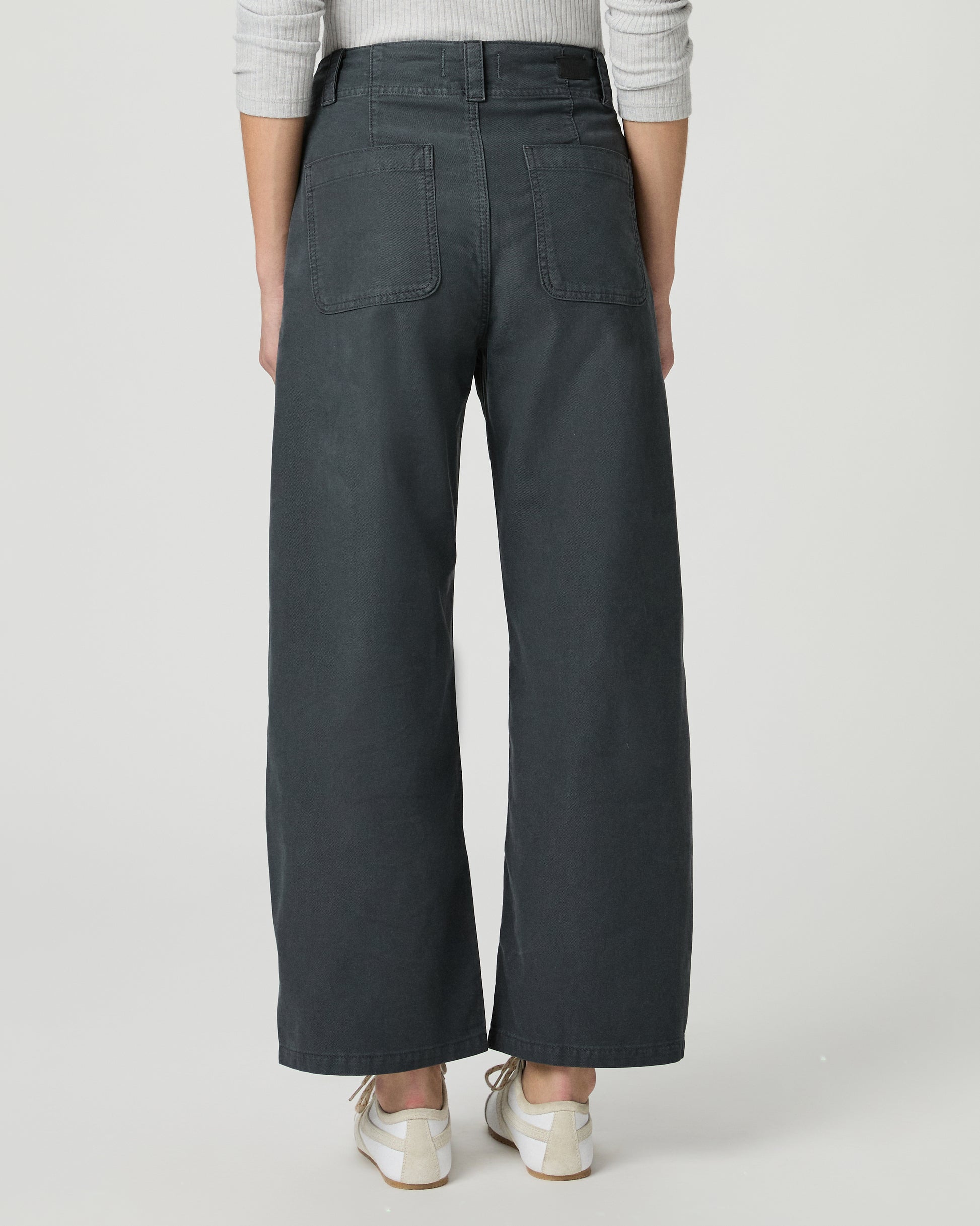 Arellia Ankle Barrel Leg Jean - Vintage Dark Cobblestone 23
