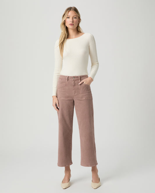 Anessa Wide Leg Jean - Vintage Mauve Mist 23
