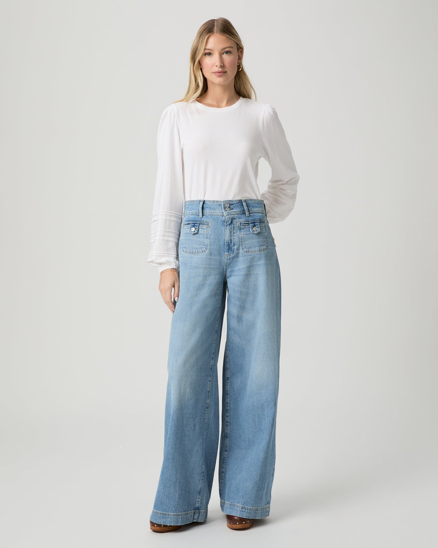 Cameron Wide Leg Jean - Sunshine 23
