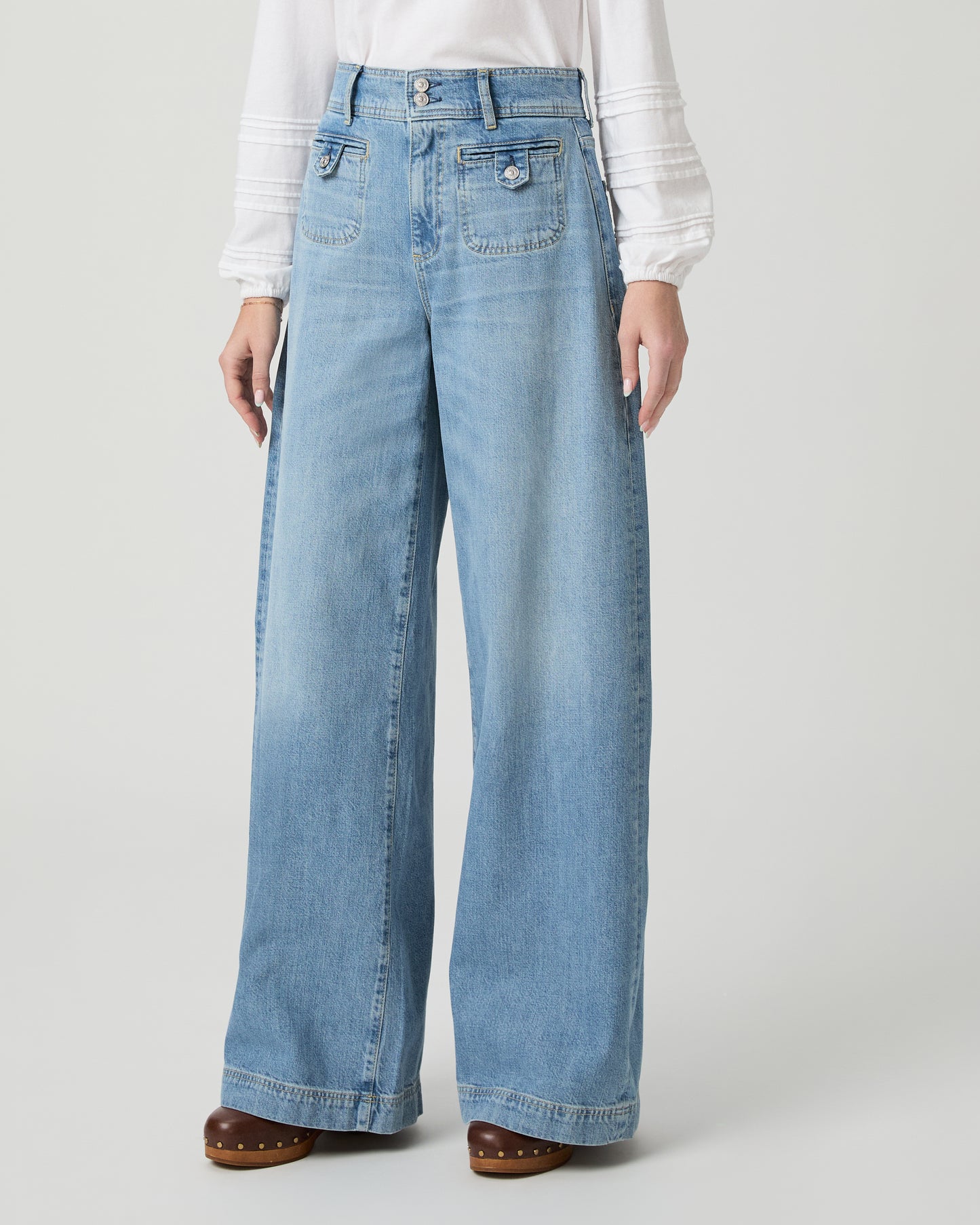 Cameron Wide Leg Jean - Sunshine 23