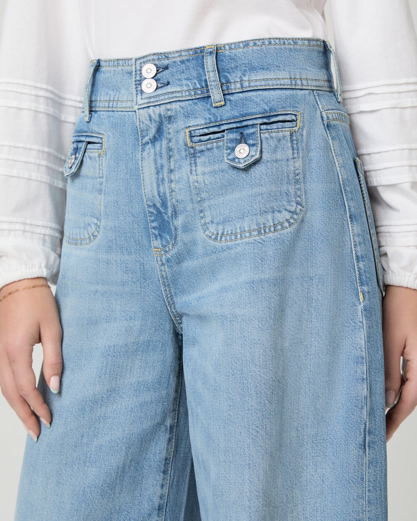 Cameron Wide Leg Jean - Sunshine 23