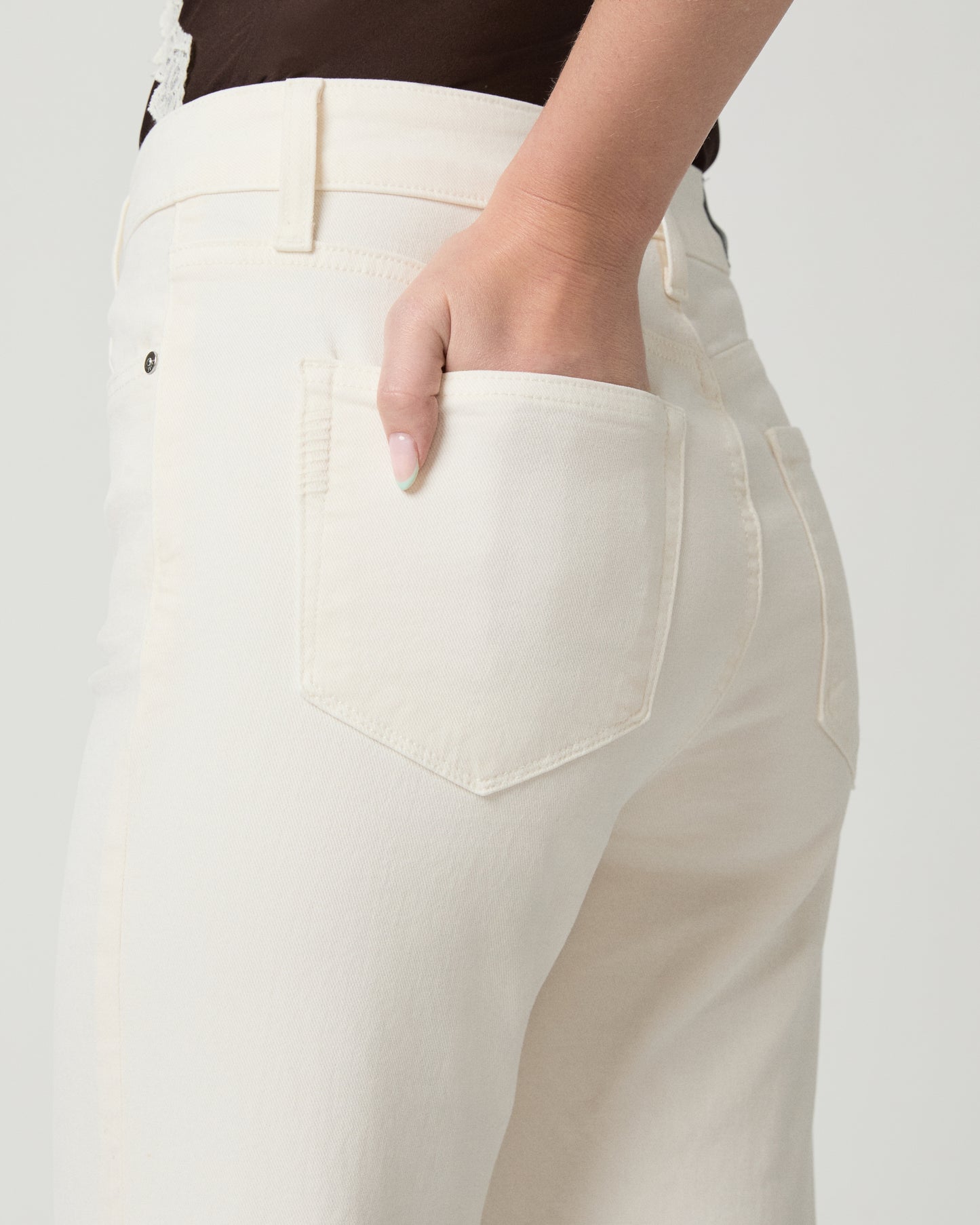 Stevie Ankle Straight - Cream Cloud 23