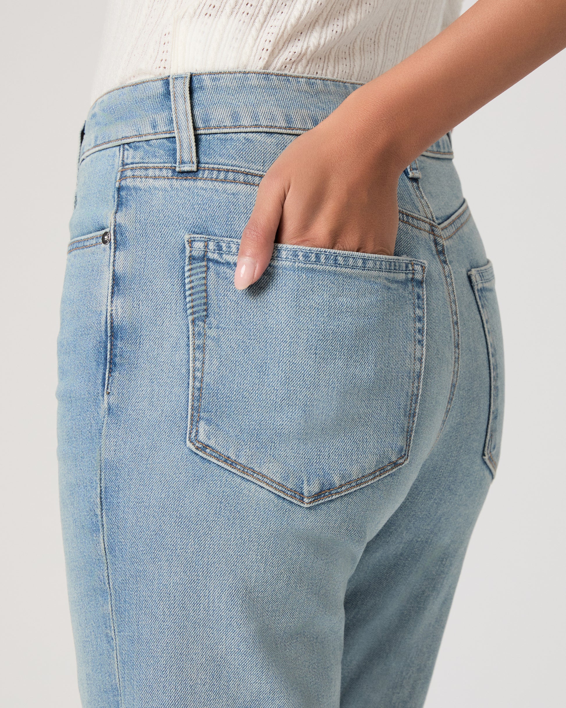 Stevie Ankle Straight Jean - Glide 23