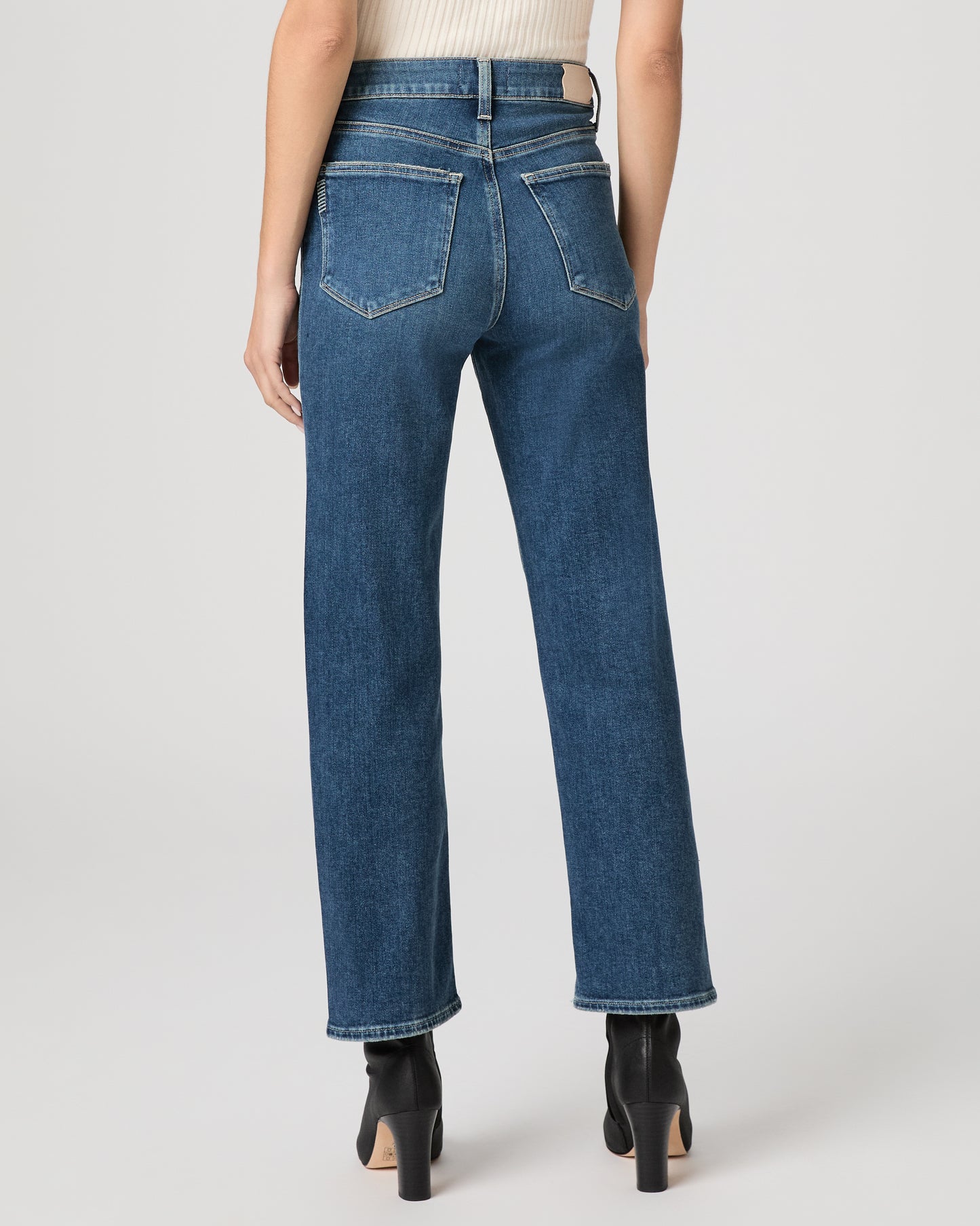Stevie Ankle Straight Jean - Aquarius
