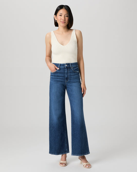 Anessa Petite 29 Inch Wide Leg Jean - Dresden 23