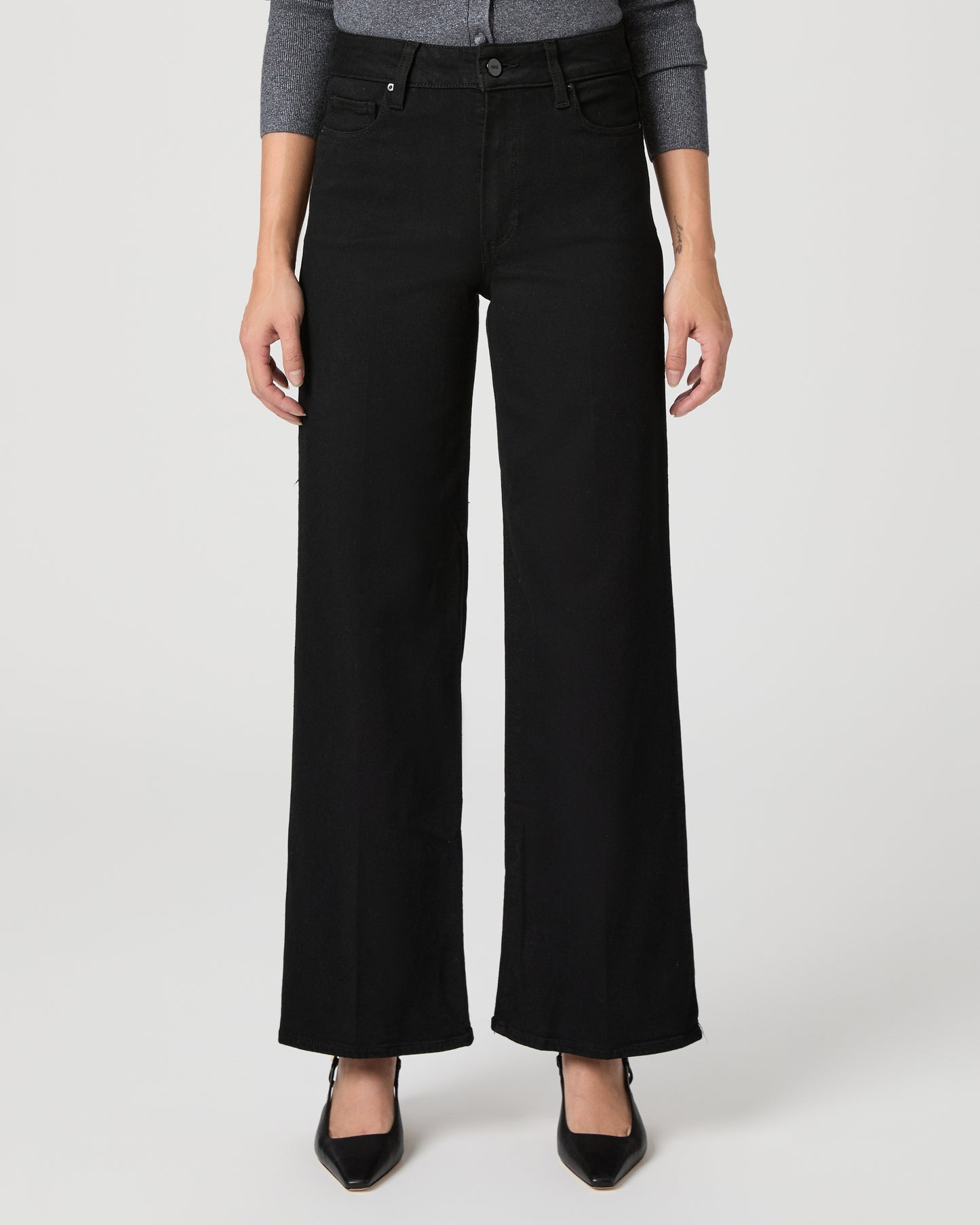 Anessa Petite 29 Inch Wide Leg - Black Shadow 23