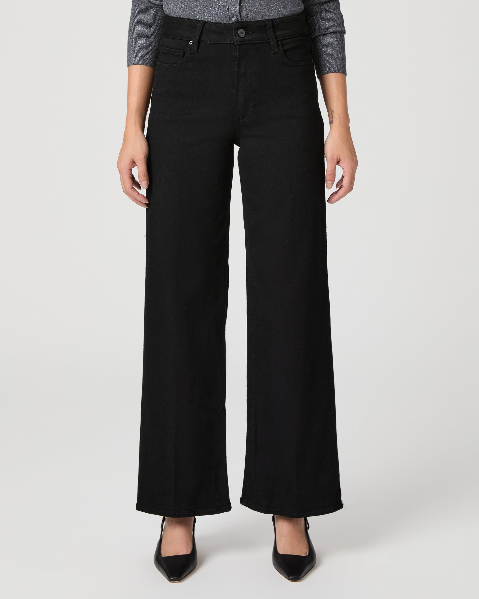 Anessa Petite 29 Inch Wide Leg - Black Shadow 23