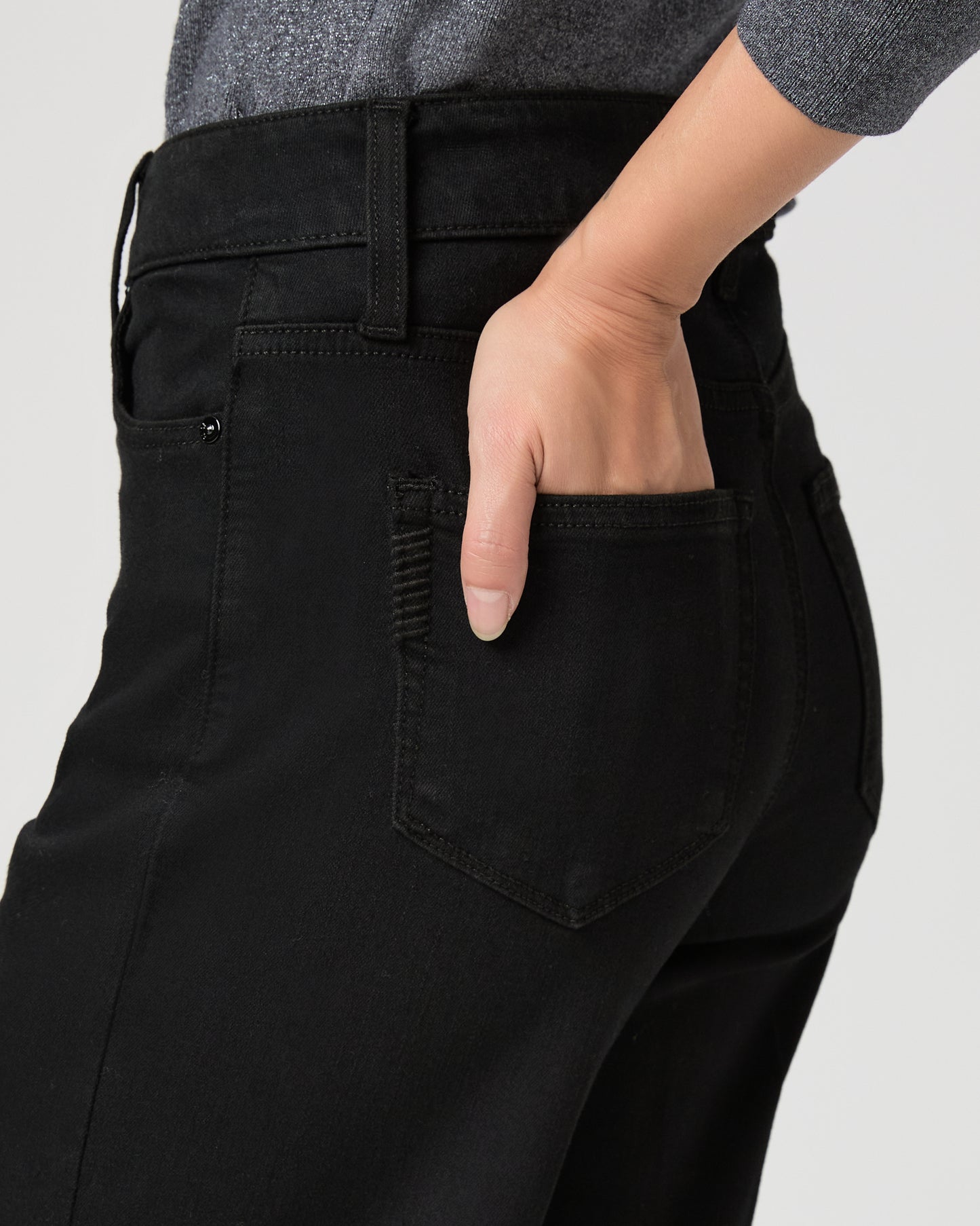 Anessa Petite 29 Inch Wide Leg - Black Shadow 23