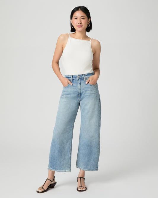Arellia Ankle Petite Barrel Leg Jean - Audubon 23