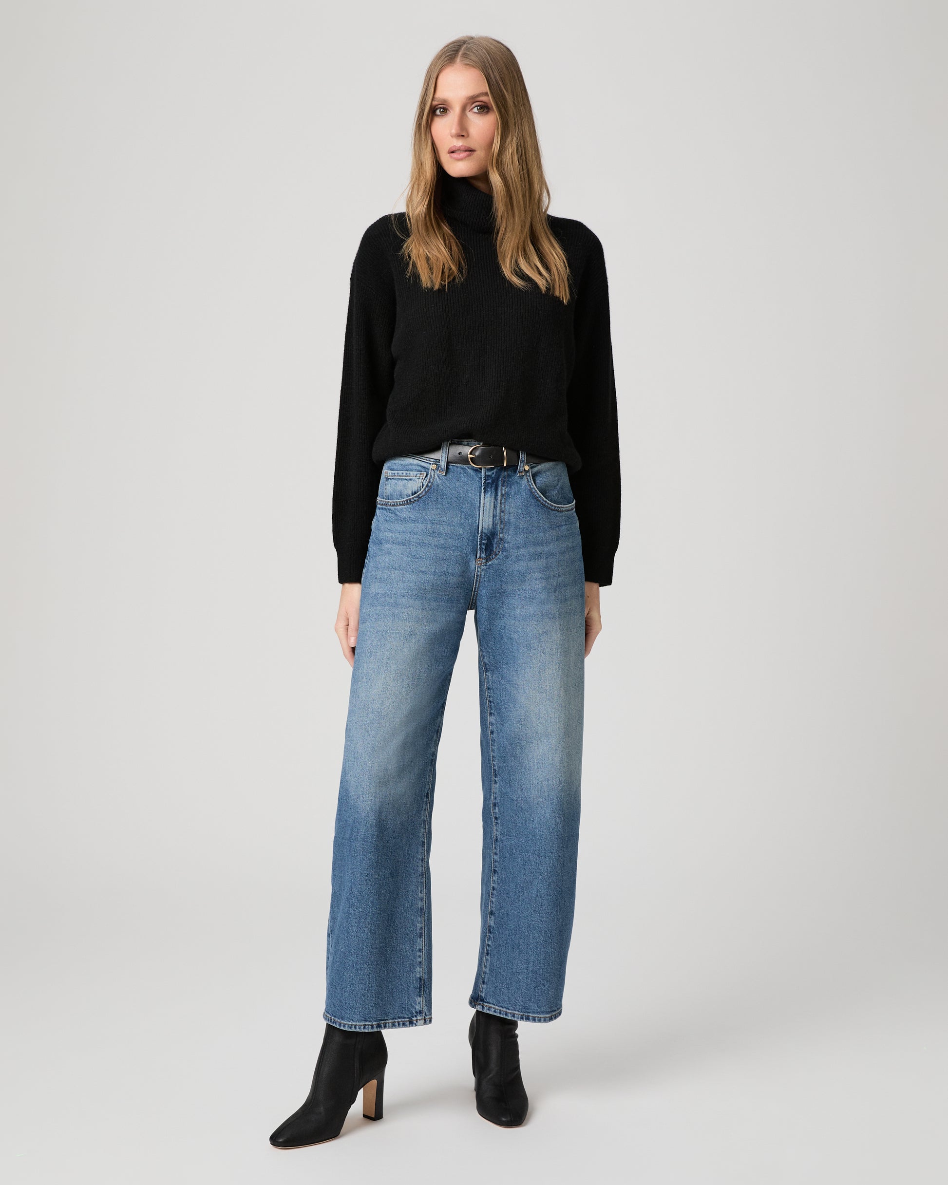 Arellia Ankle Barrel Leg Jean - Keystone 23