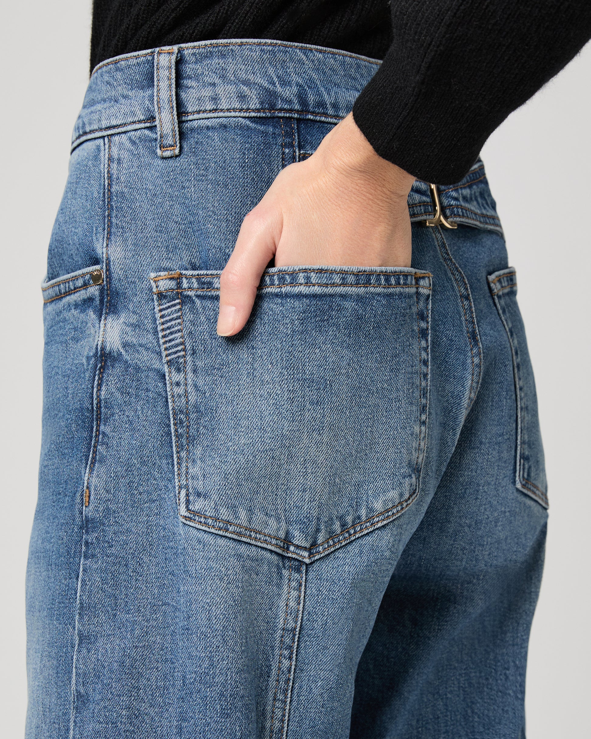 Arellia Ankle Barrel Leg Jean - Keystone 23