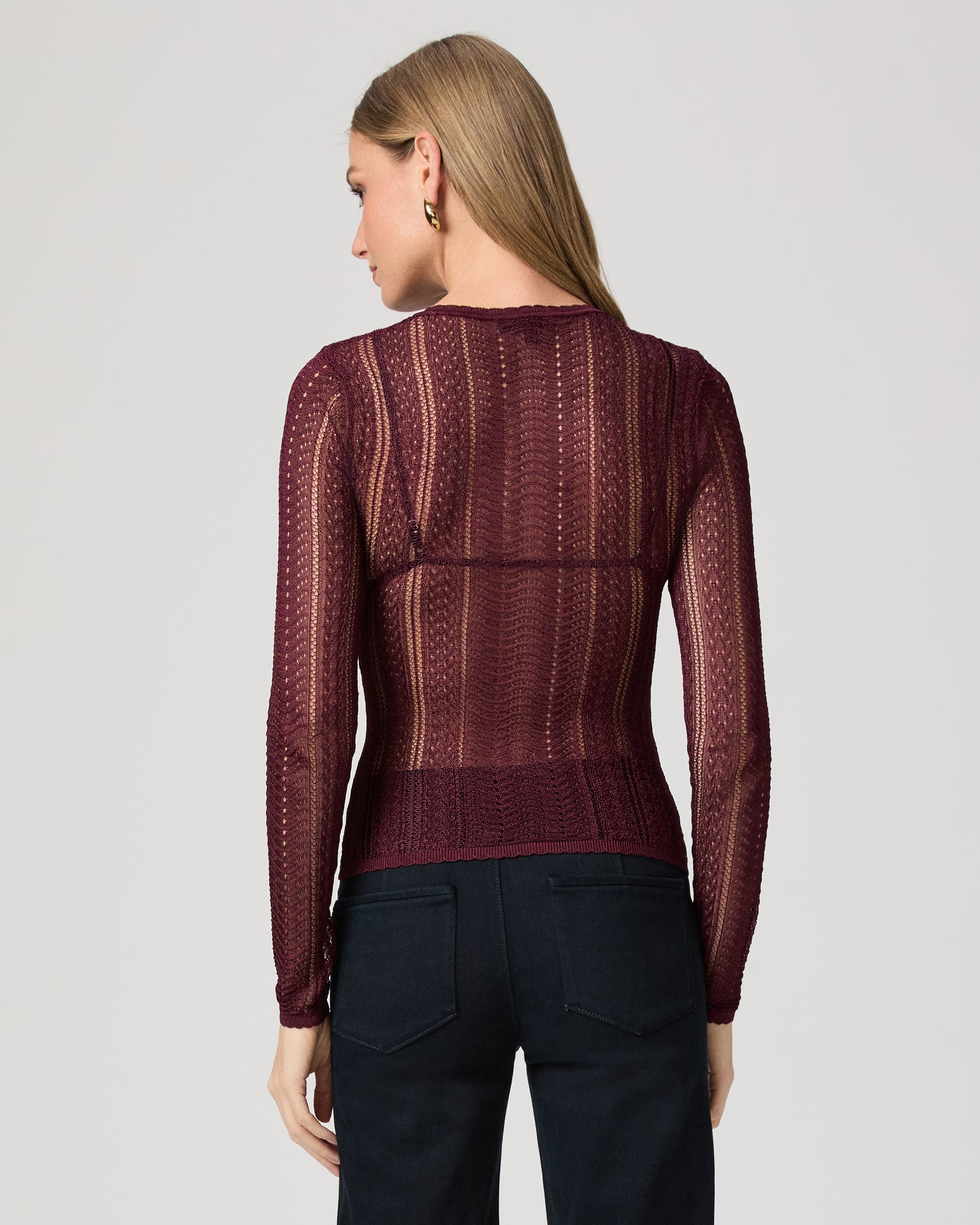 Petra Top - Black Cherry XXS