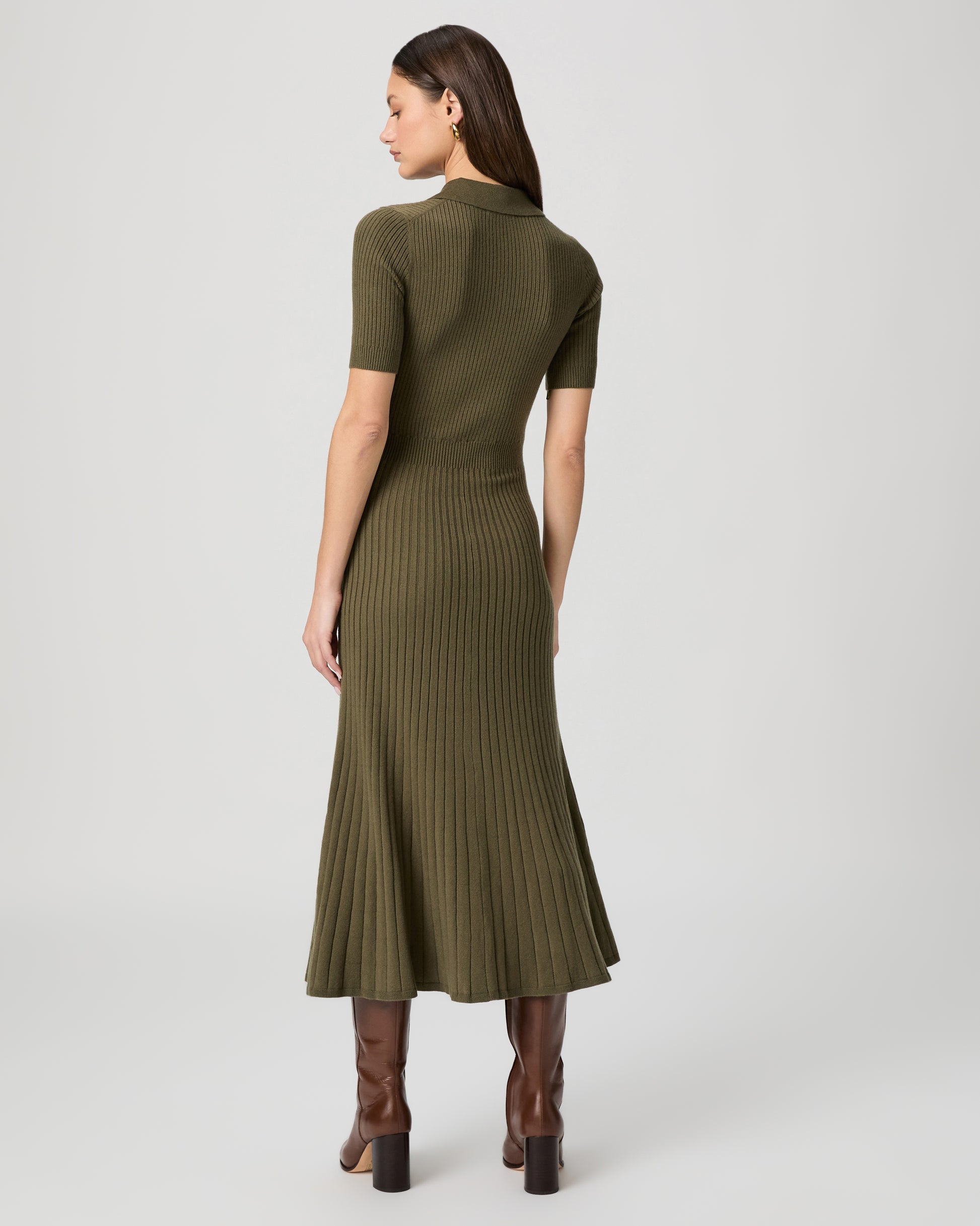 Mathilda Dress - Olive XXS
