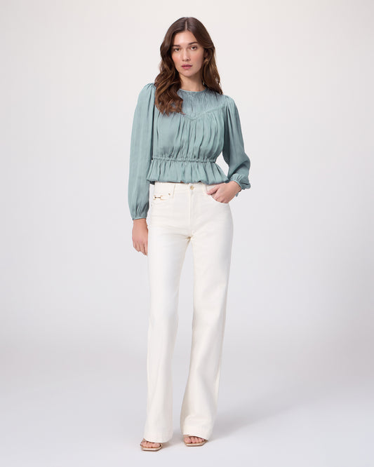 Leenah Wide Leg - Tonal Ecru 23