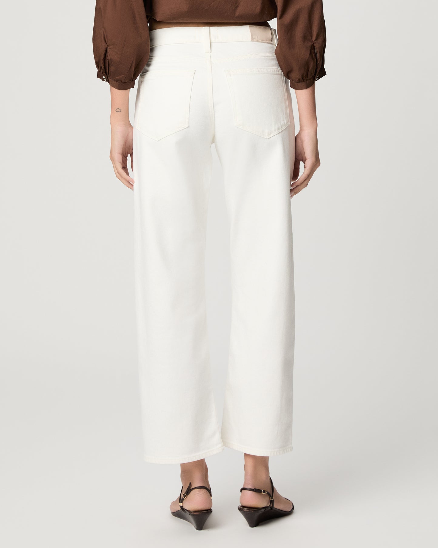 Rylann Ankle Straight Leg Jean - Tonal Ecru 23