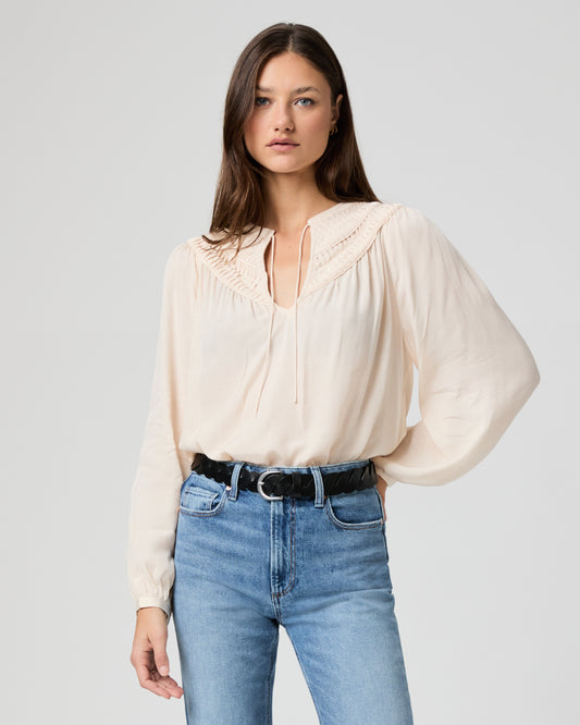 Milani Blouse - Antique White