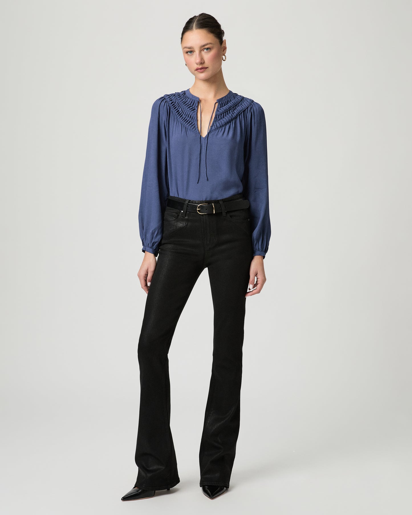 Milani Blouse - Pale Sapphire XXS