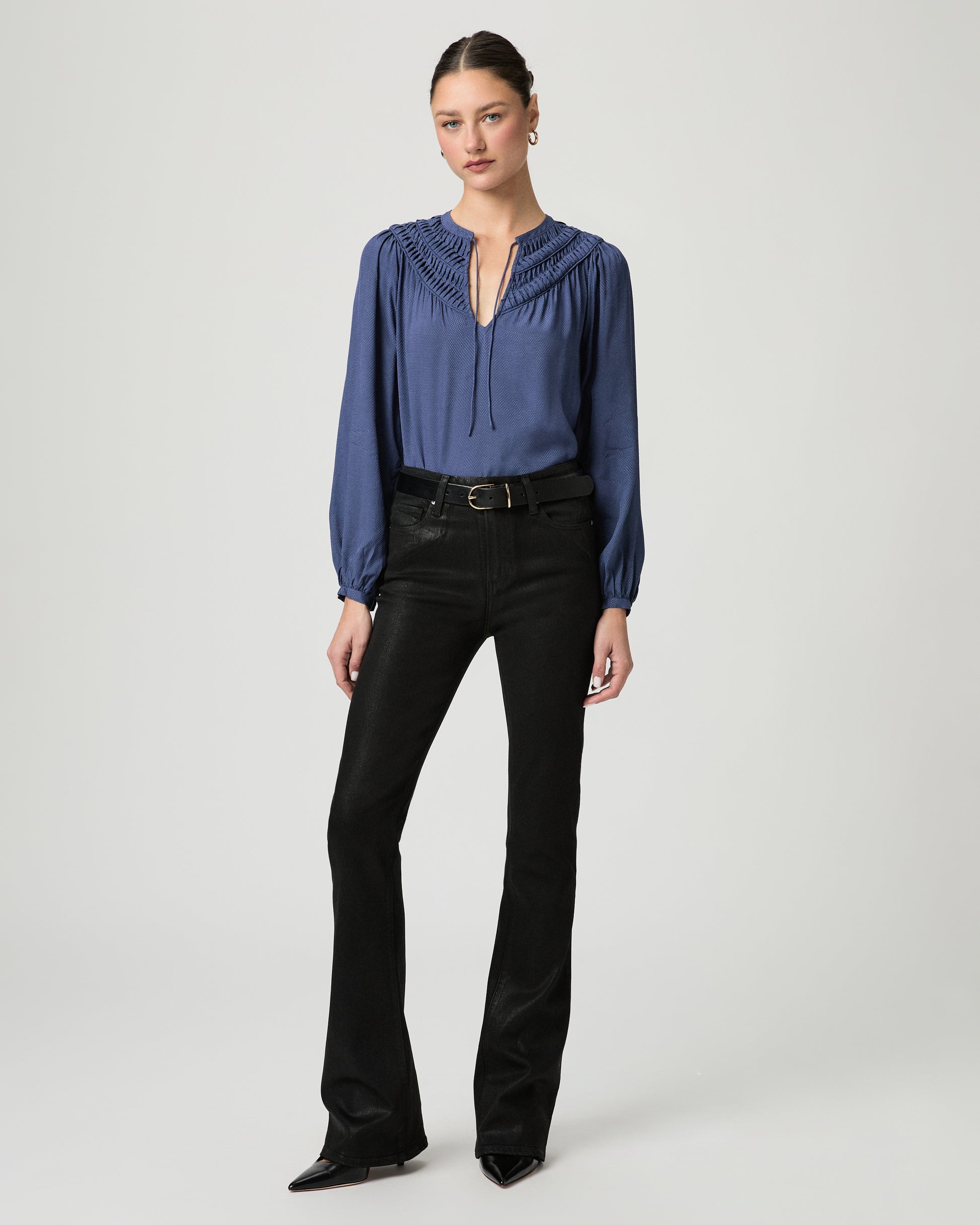Milani Blouse - Pale Sapphire XXS