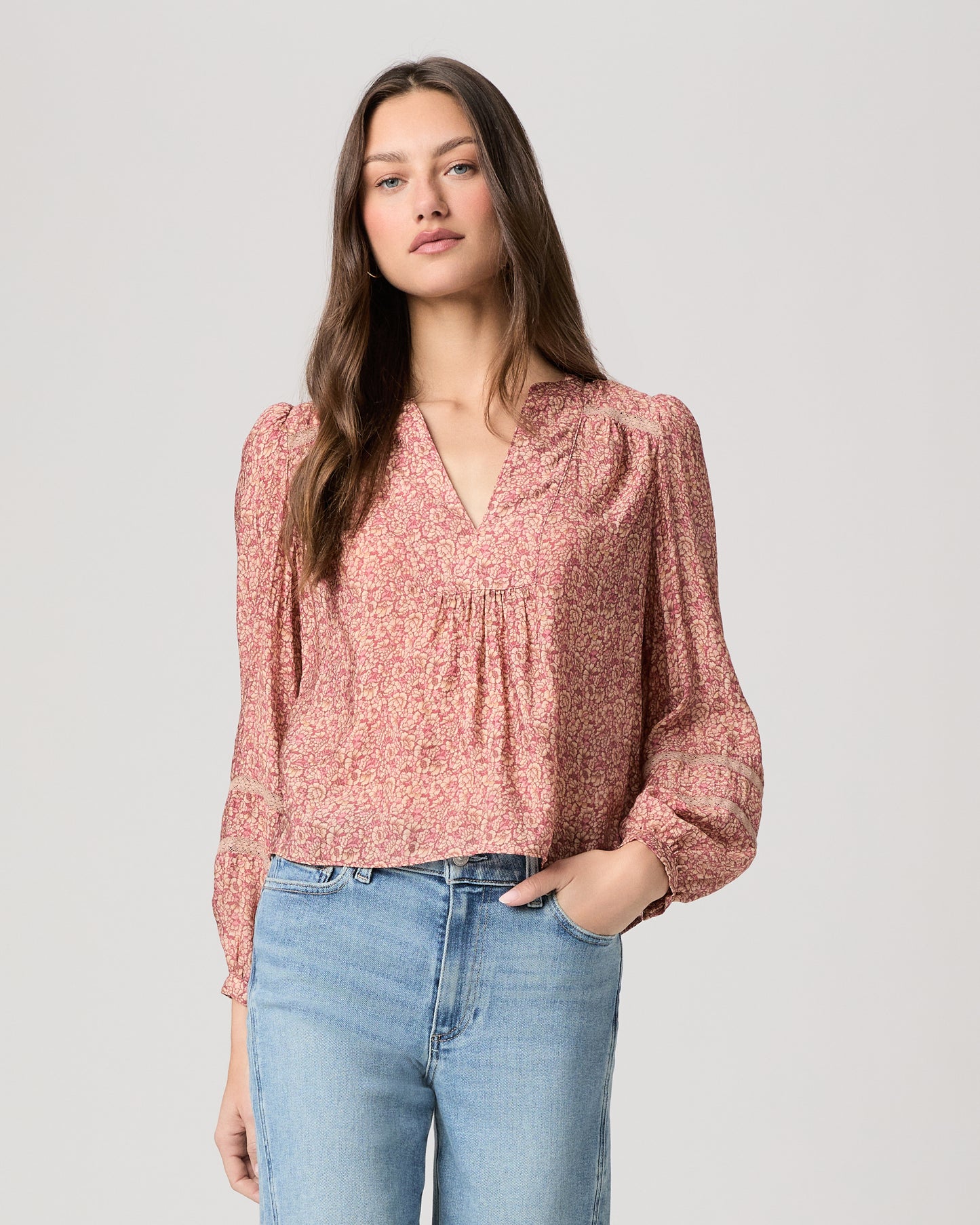 Calgary Blouse - Pink Multi XXS