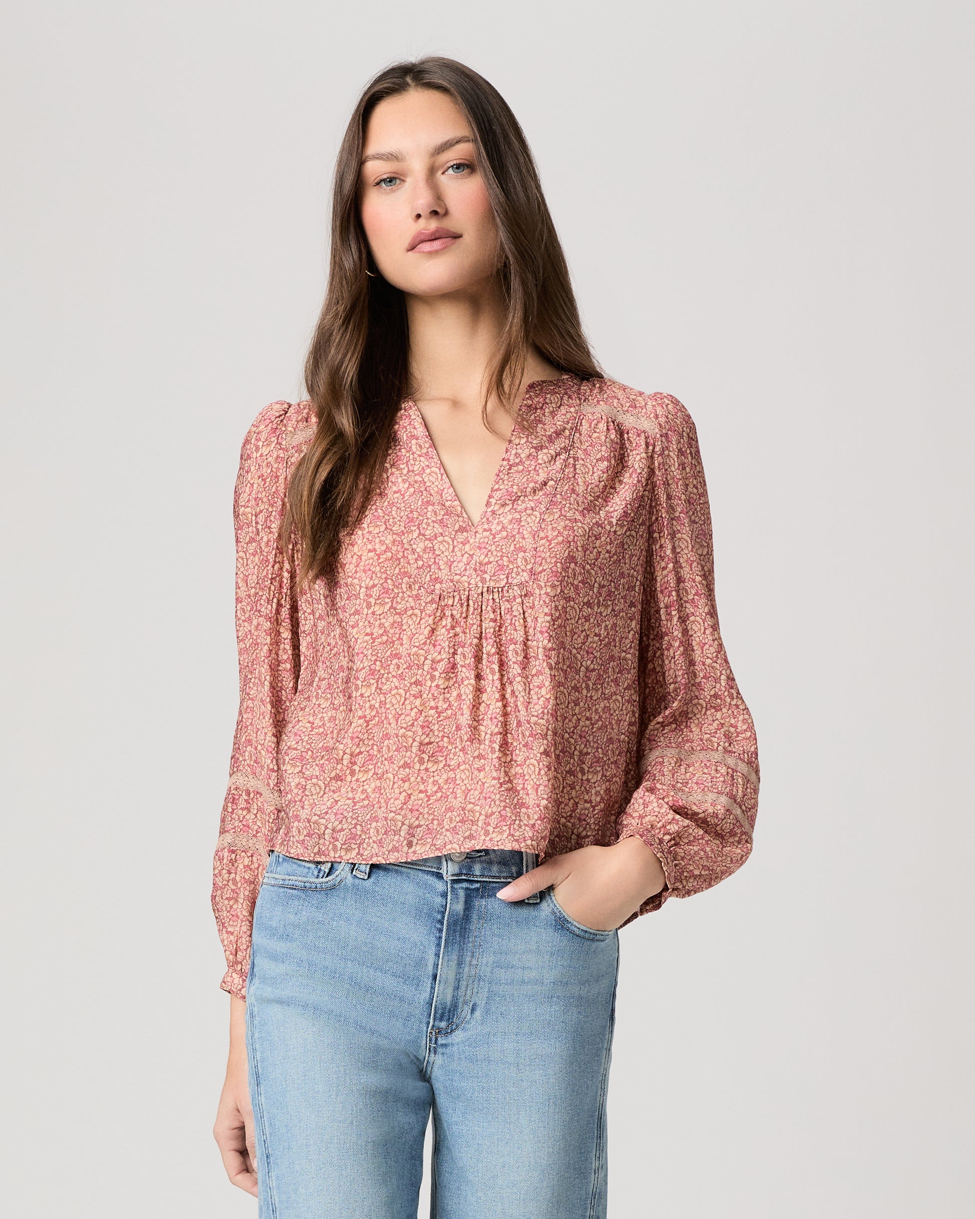 Calgary Blouse - Pink Multi XXS