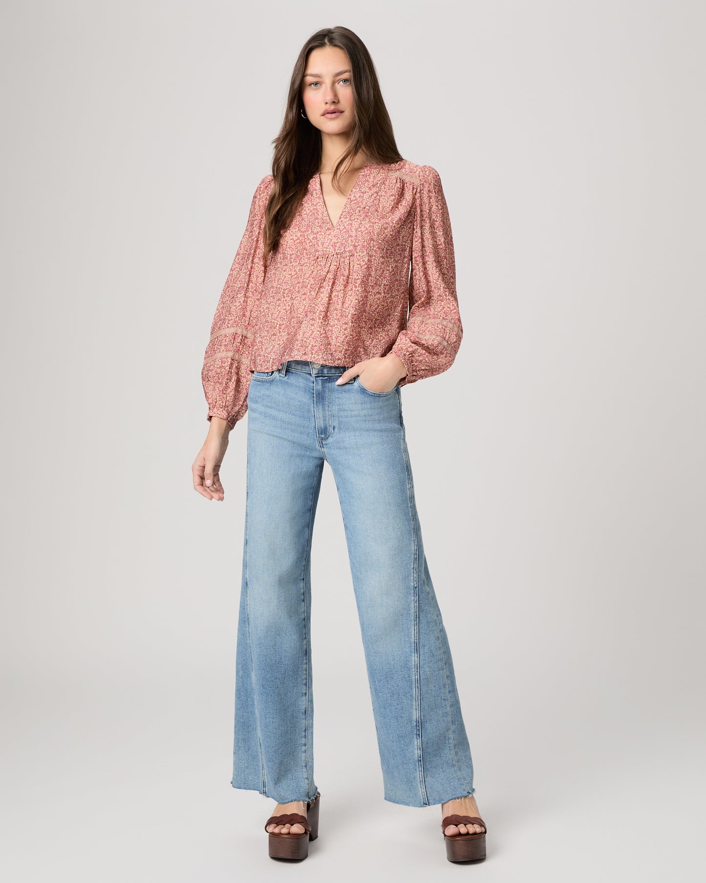Calgary Blouse - Pink Multi XXS