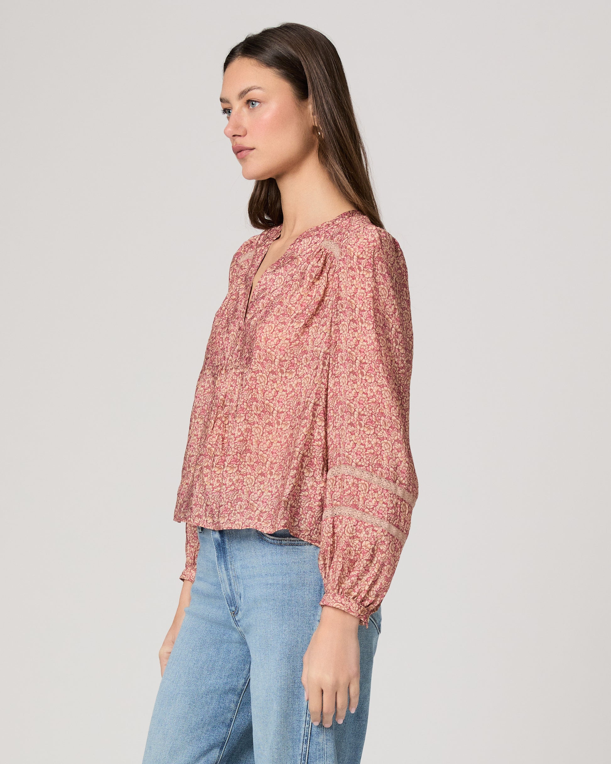 Calgary Blouse - Pink Multi XXS