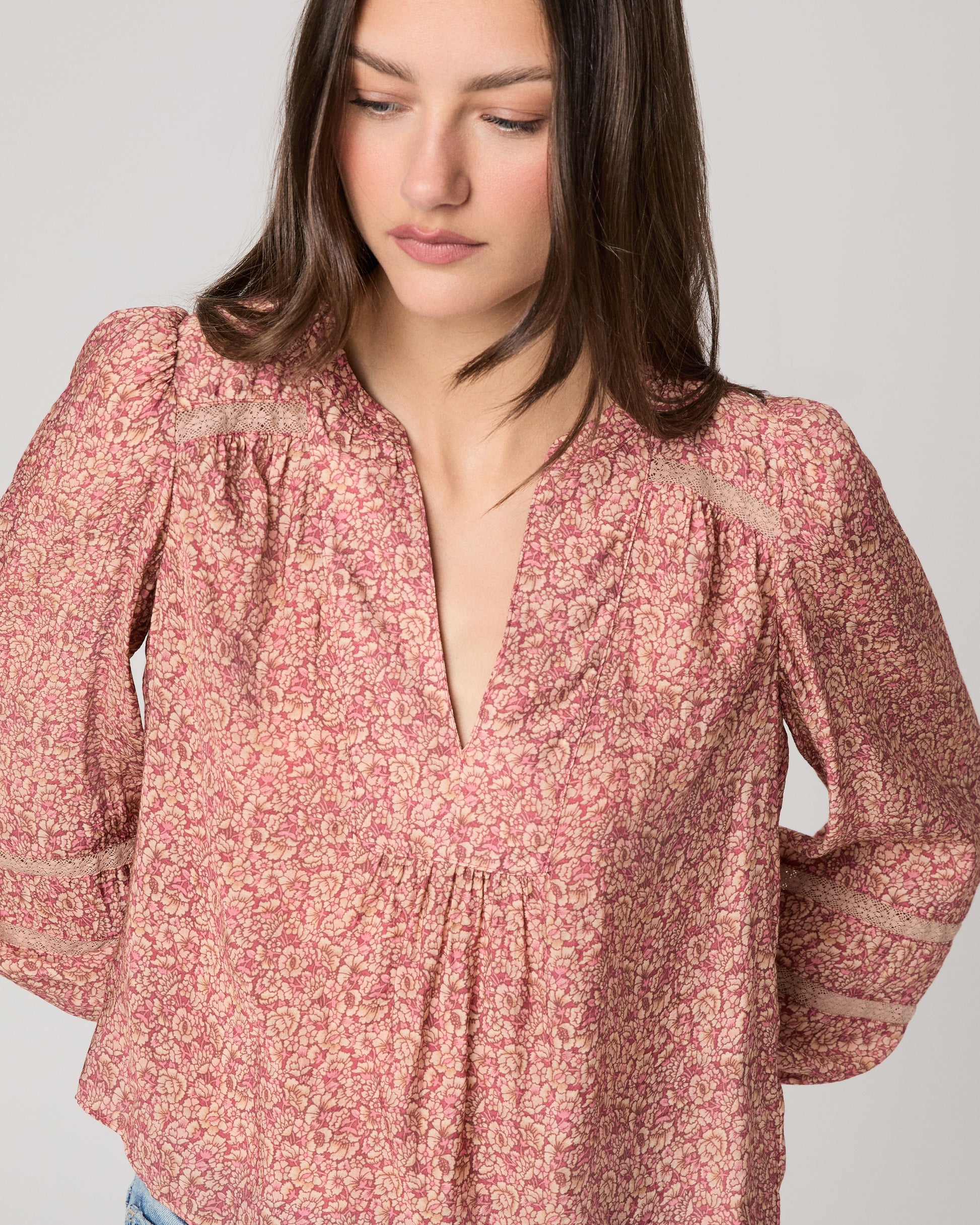Calgary Blouse - Pink Multi XXS