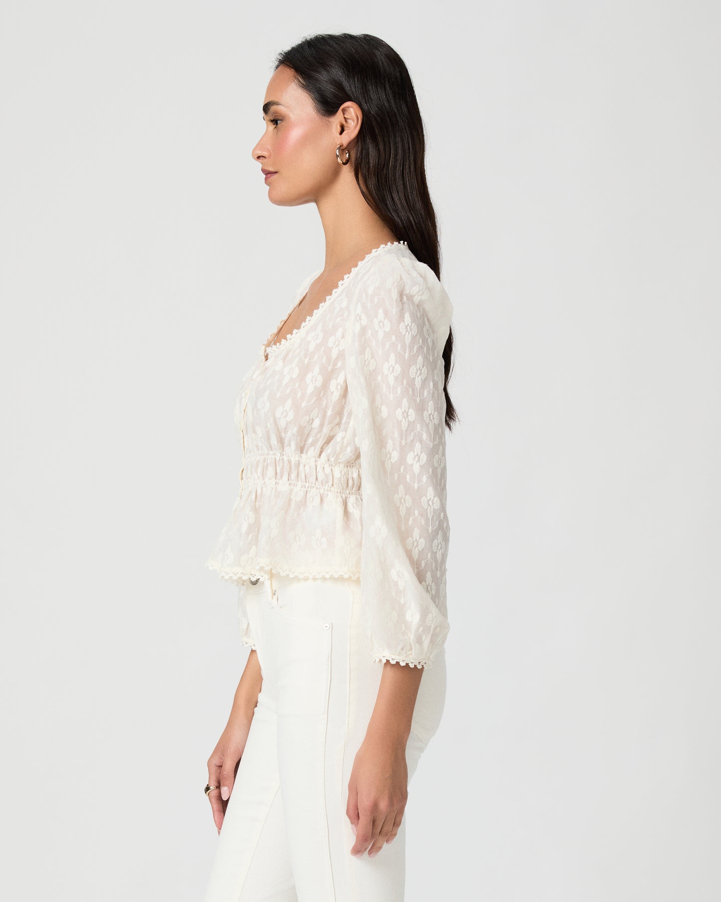 Jay Blouse - Antique White XXS