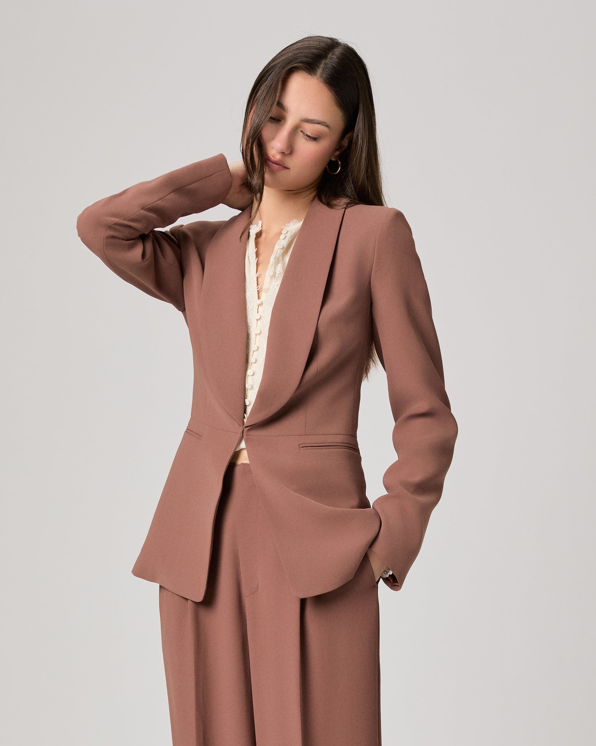 Leni Blazer - Truffle XXS