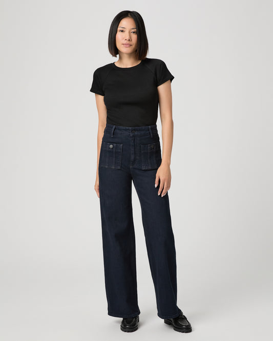Anessa Petite 29 Inch Wide Leg Jean - Duchess 23