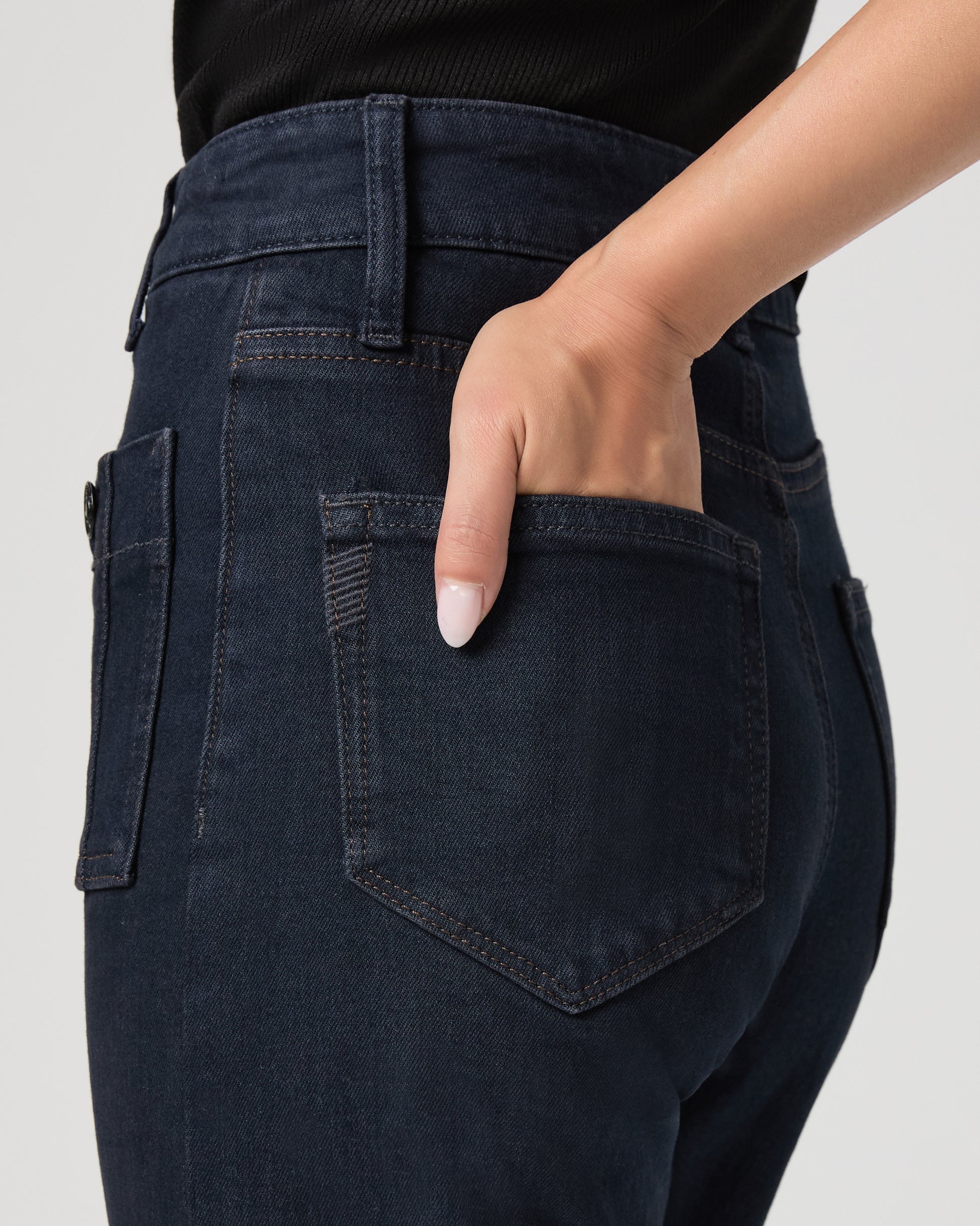 Anessa Petite 29 Inch Wide Leg Jean - Duchess 23
