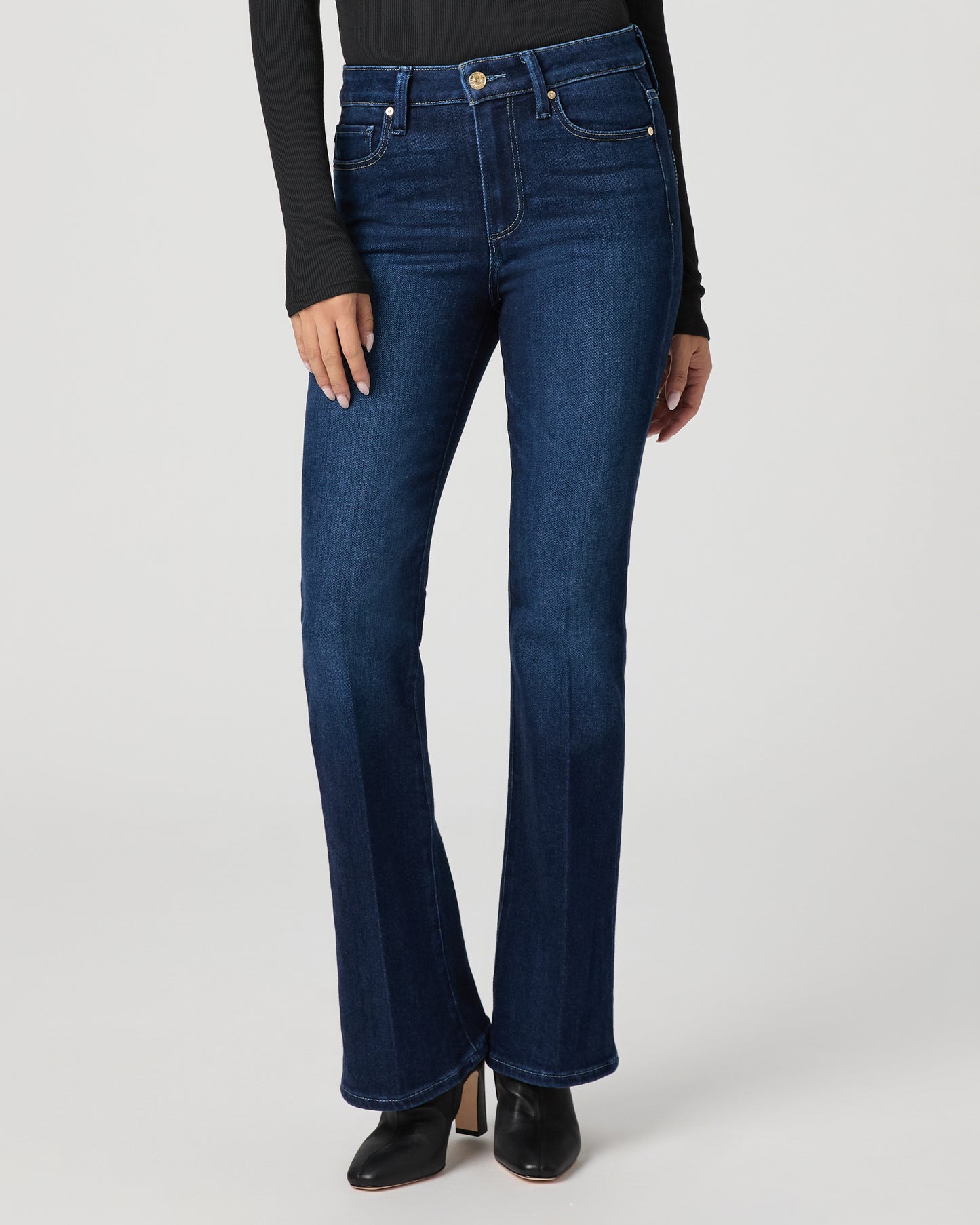 High Rise Laurel Canyon Petite Bootcut Jean - Waterloo 23