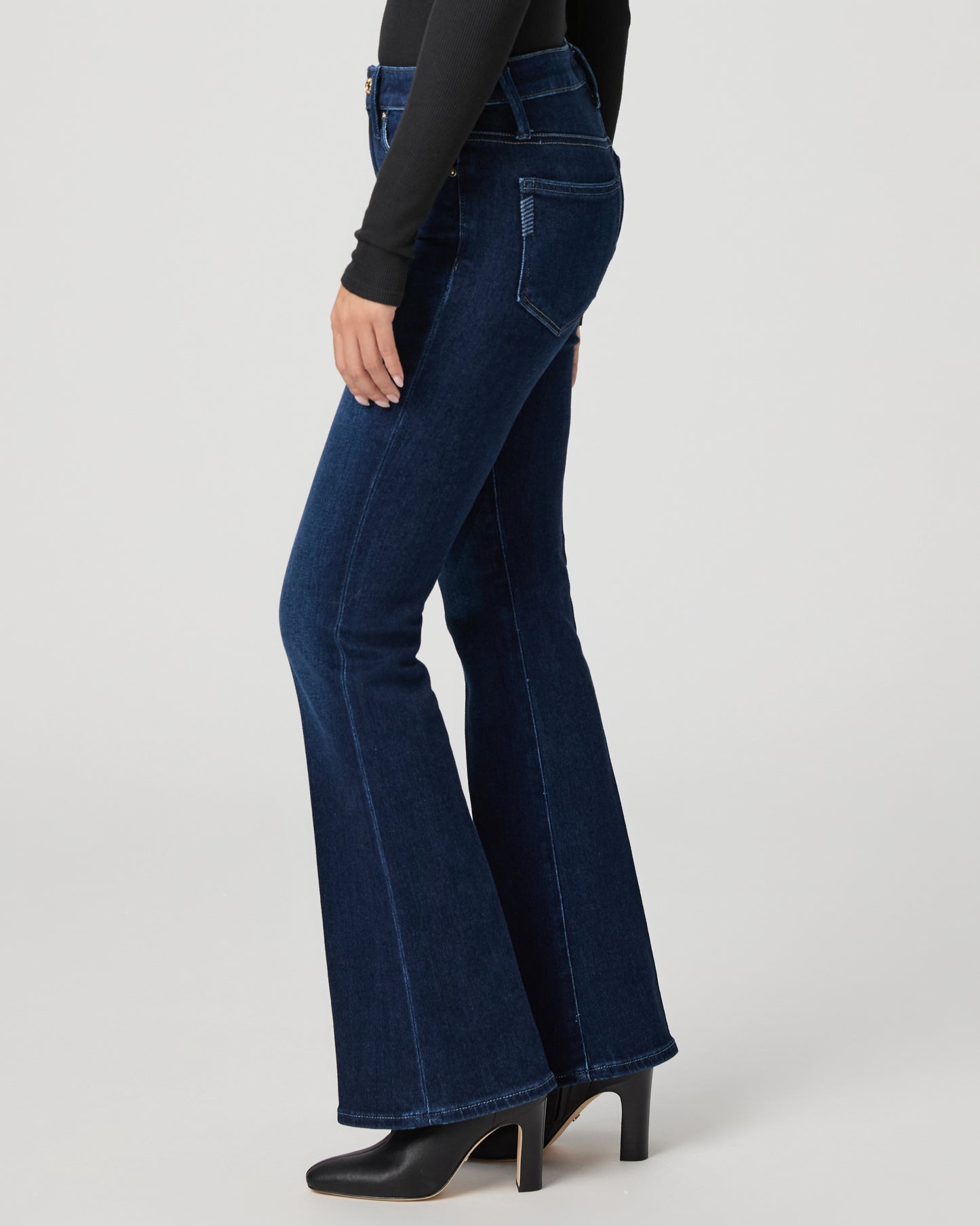 High Rise Laurel Canyon Petite Bootcut Jean - Waterloo 23