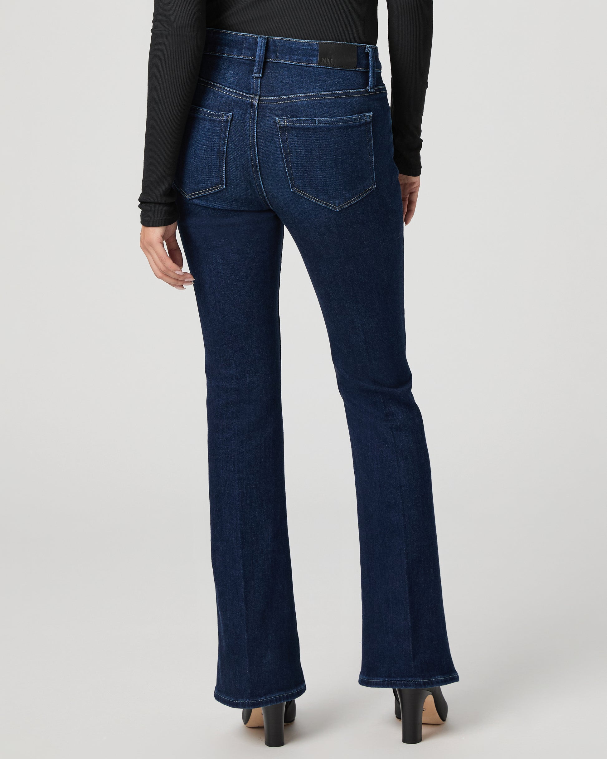 High Rise Laurel Canyon Petite Bootcut Jean - Waterloo 23