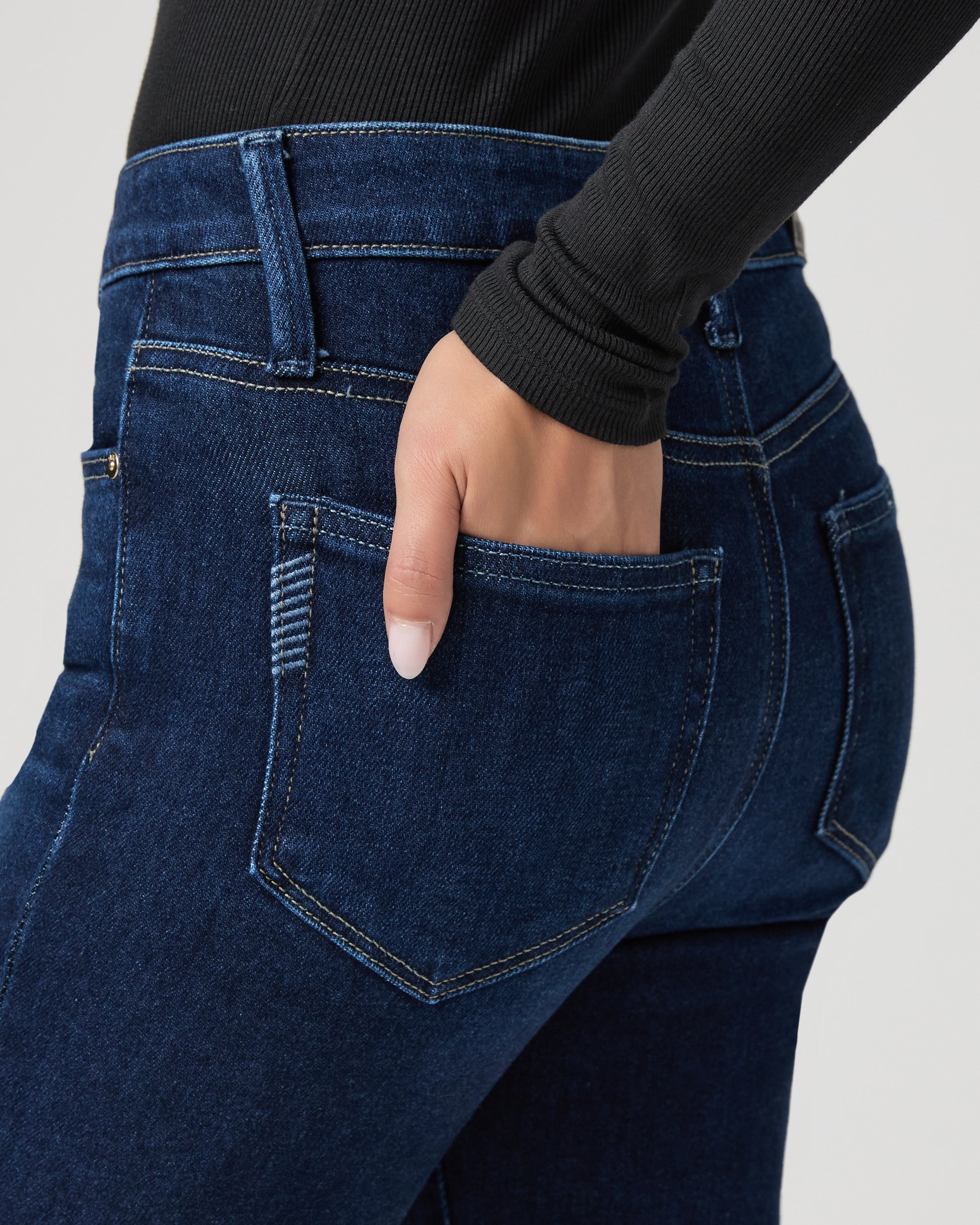 High Rise Laurel Canyon Petite Bootcut Jean - Waterloo 23