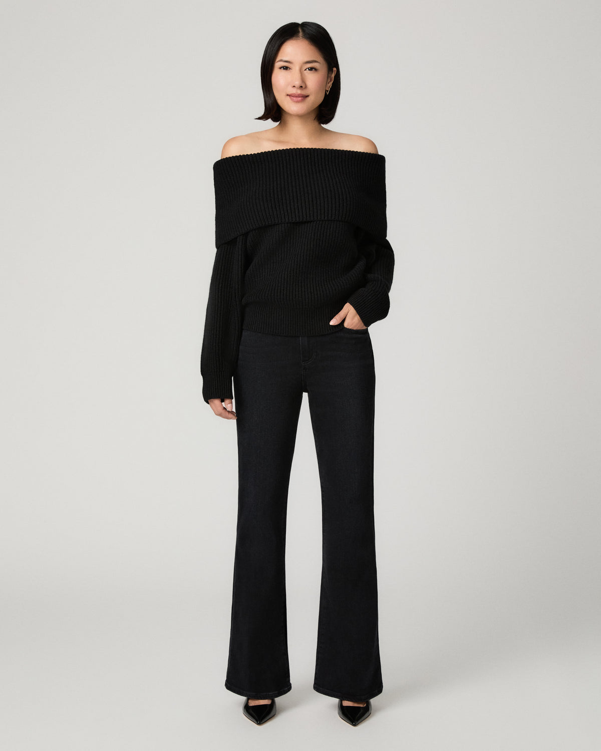 High Rise Laurel Canyon Petite Bootcut Jean - Yacht Club 23