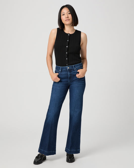 Leenah Petite Wide Leg Jean - Praline 23