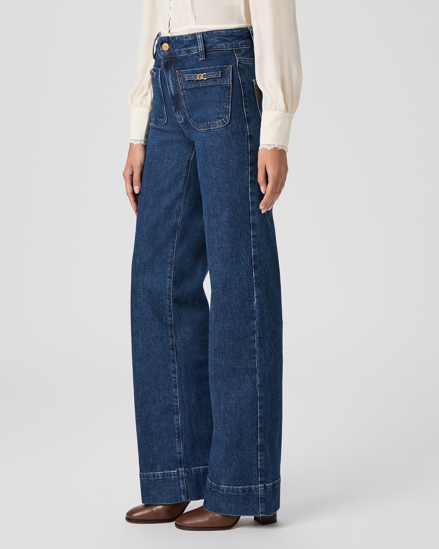 Sasha 32 Inch Wide Leg Jean - Enfield 23