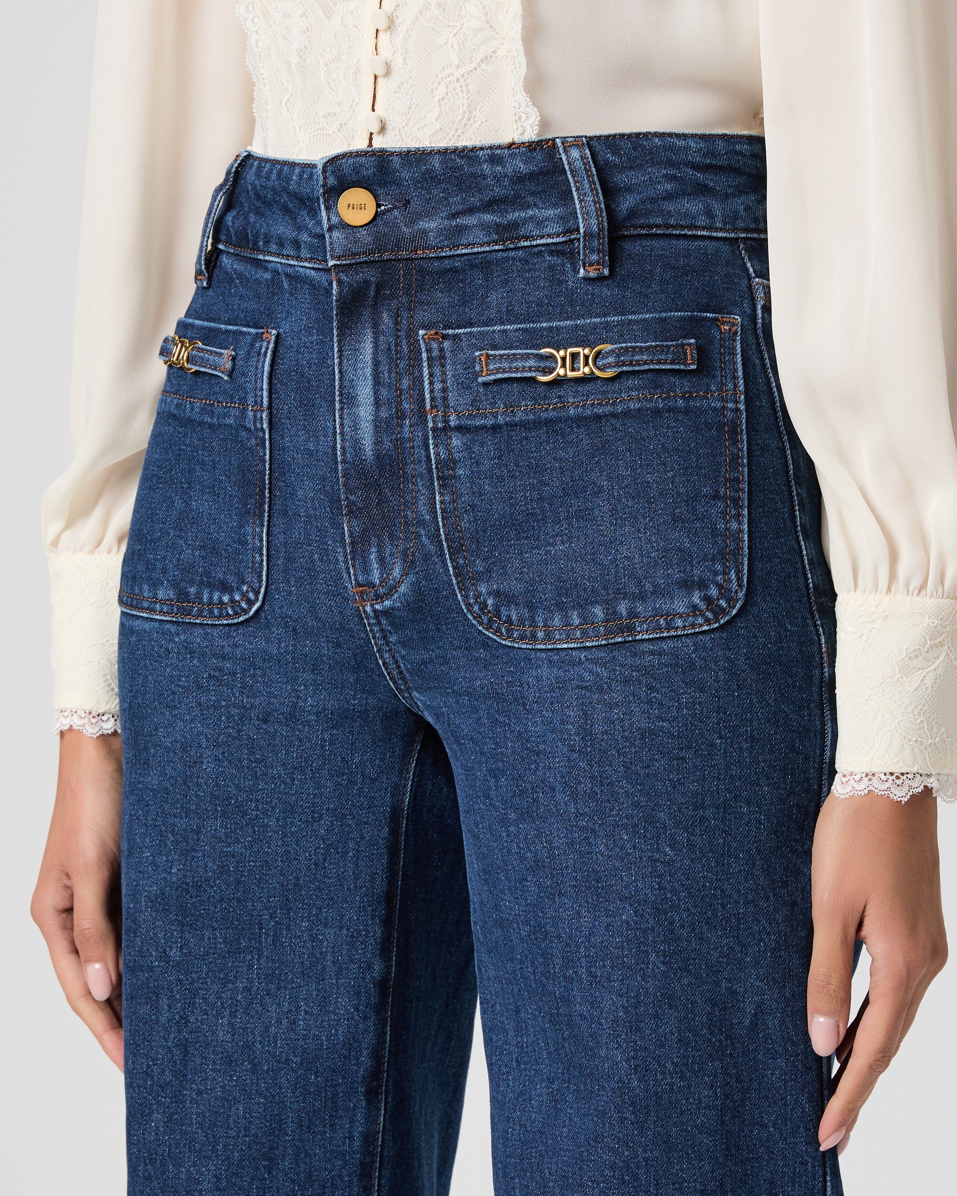 Sasha 32 Inch Wide Leg Jean - Enfield 23