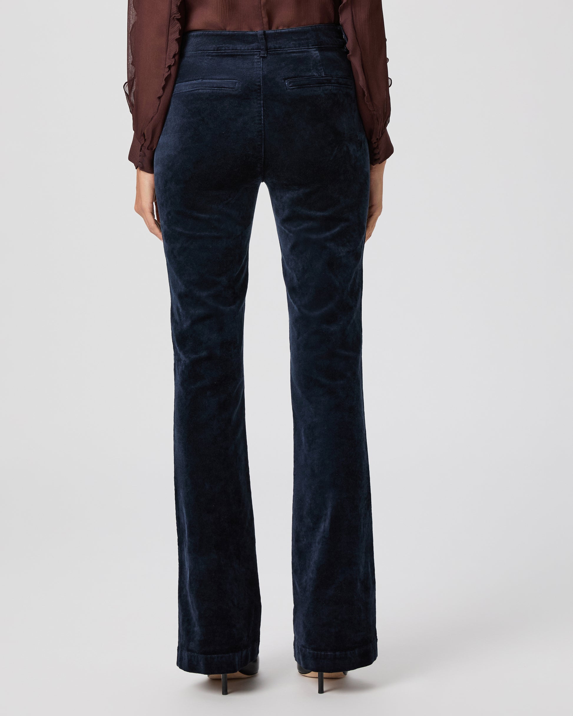 High Rise Laurel Canyon Bootcut Pant - Deep Navy Corduroy 23