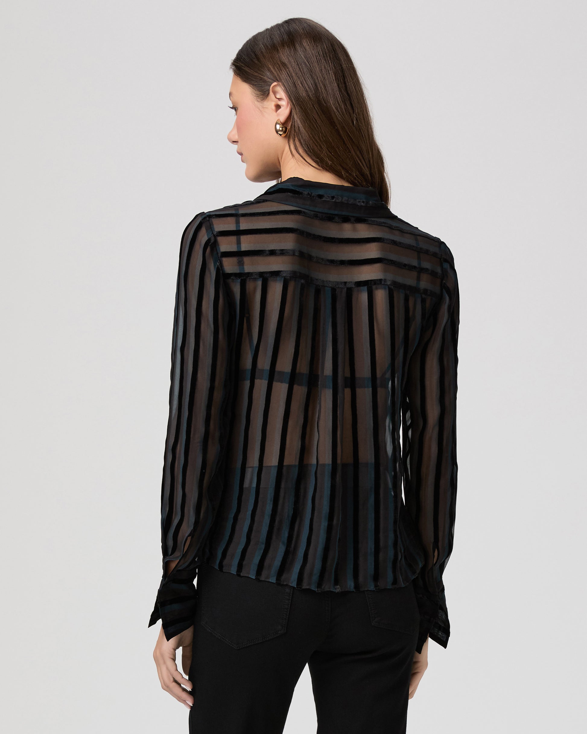 Mazzy Shirt - Black/Teal XXS