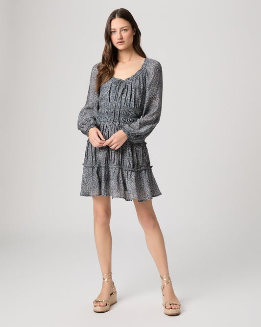 Kenmare Dress - Navy Multi XXS