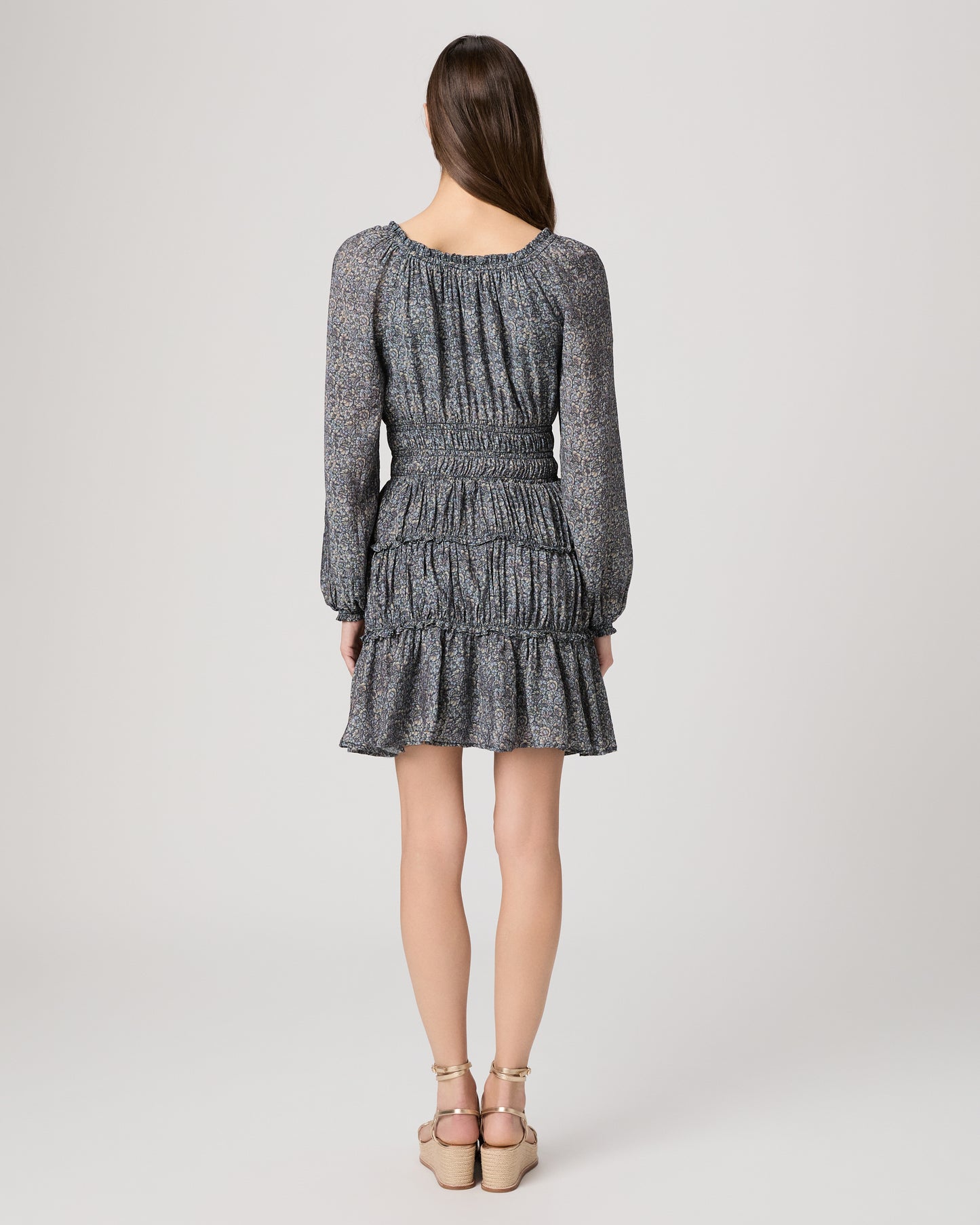 Kenmare Dress - Navy Multi XXS