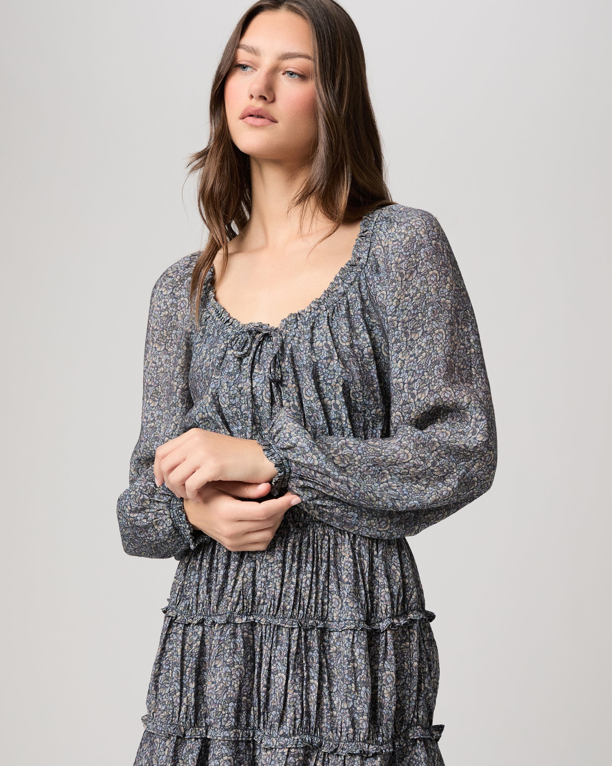 Kenmare Dress - Navy Multi XXS