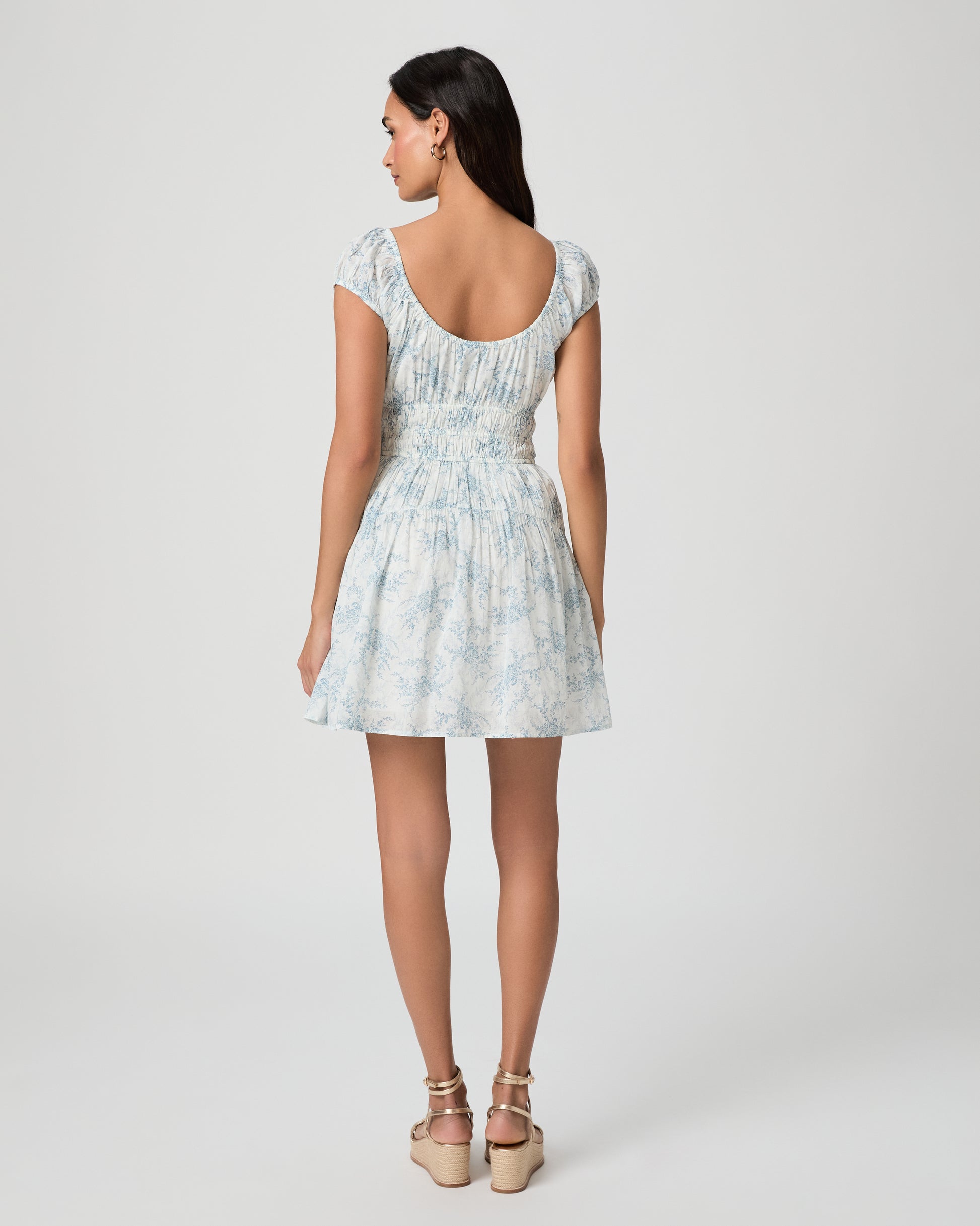 Rosewood Dress - White/Surf XXS