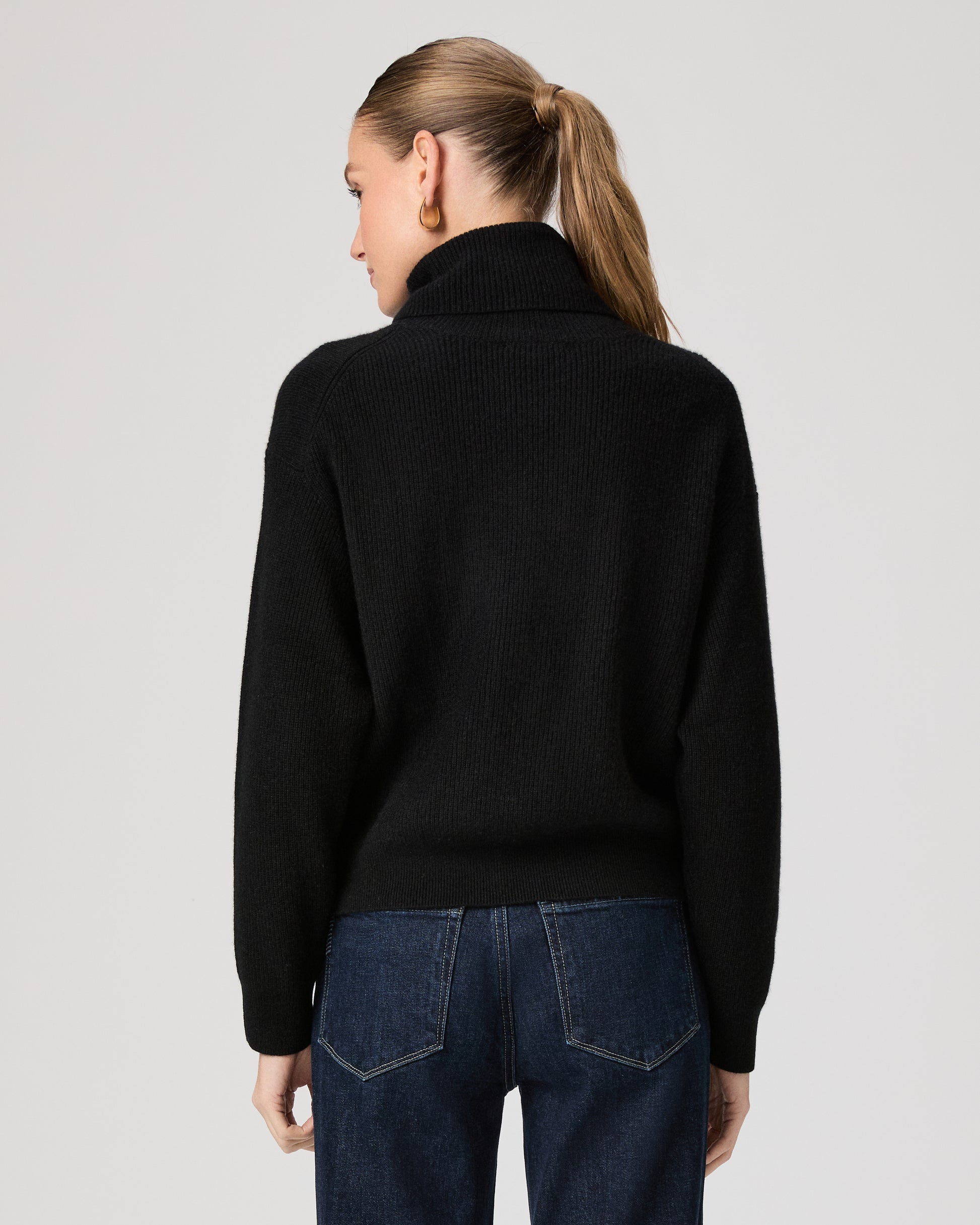 Aria Sweater - Black Cashmere XXS