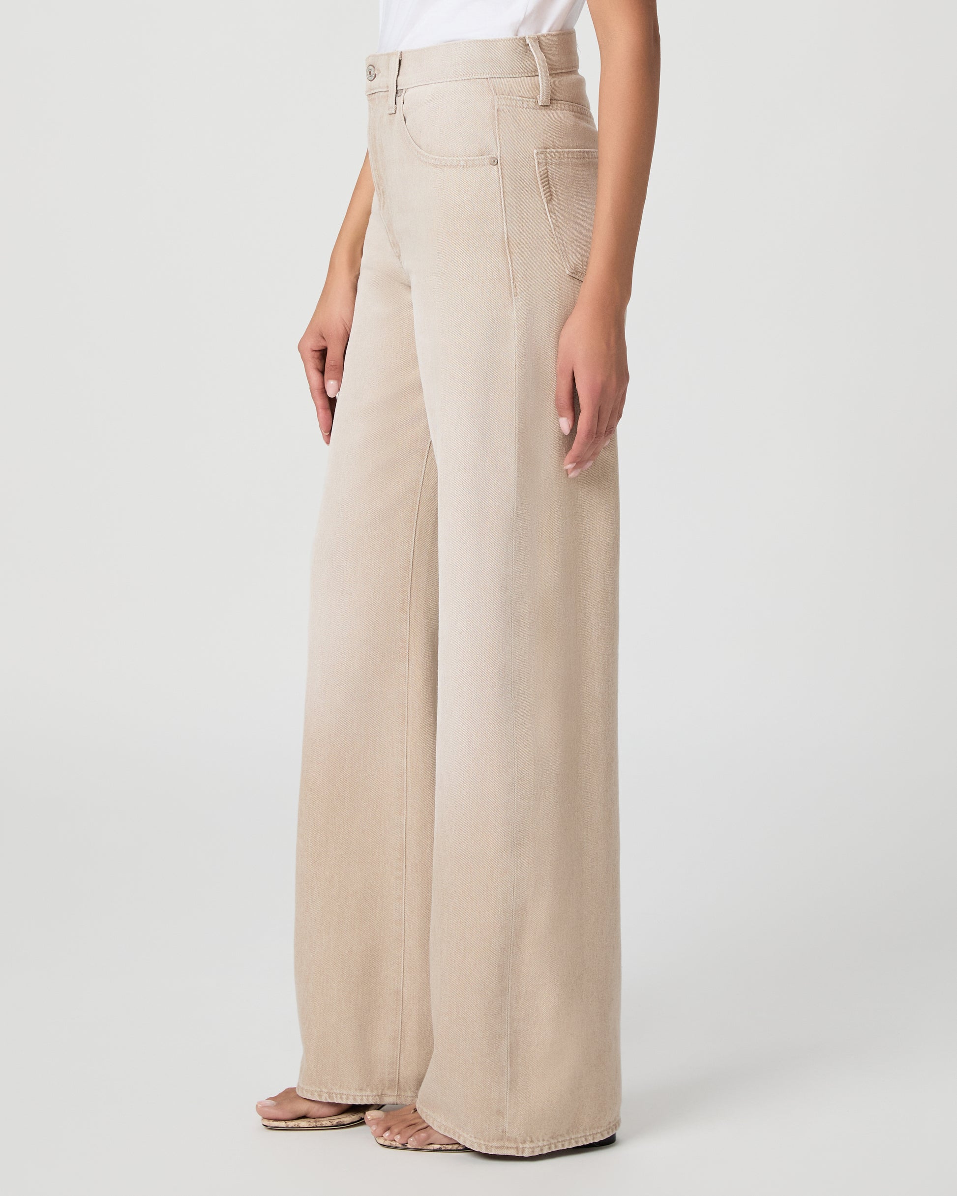 Arellia 32 Inch Barrel Leg Jean - Soft Sepia 23